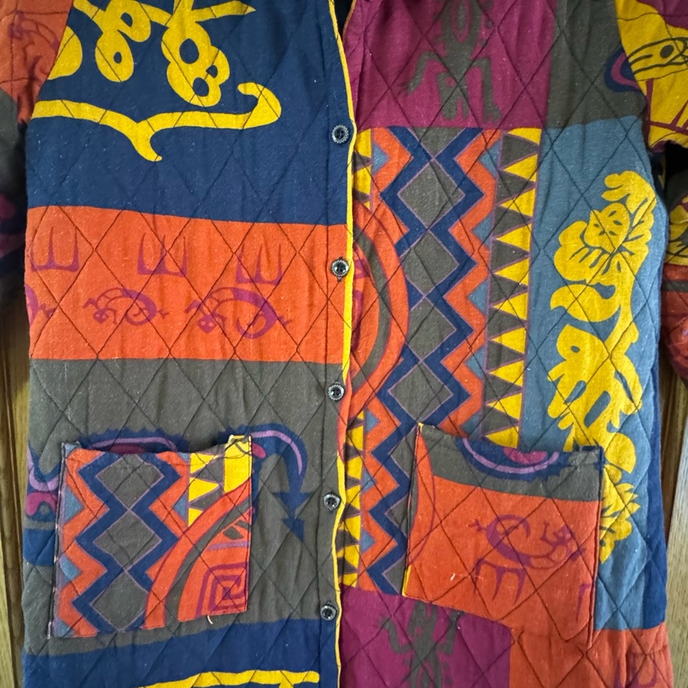 Patchwork Quilted Jacket - Multicolor - image 2